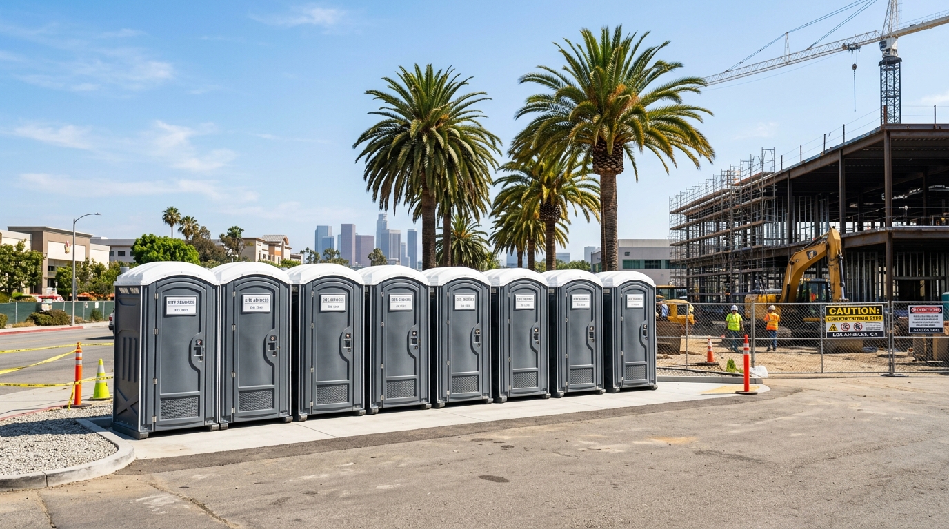 Wedding porta potty rental Los Angeles
